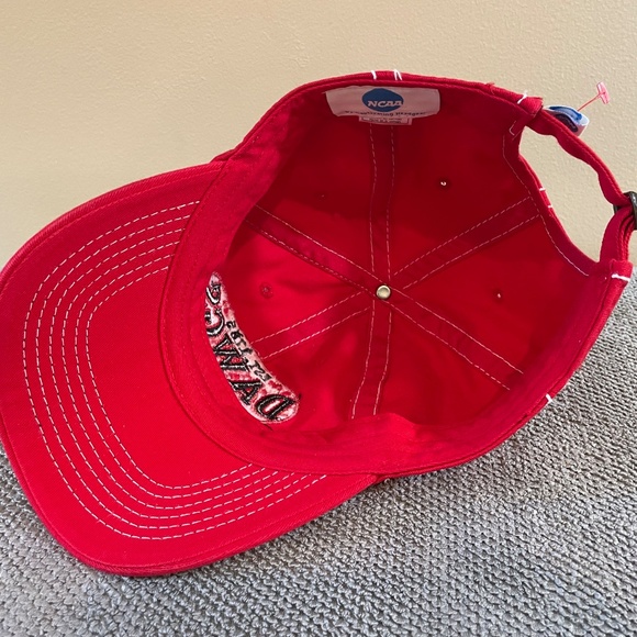 Georgia Bulldogs Baseball Cap Dawgs Est. 1785 Red University NCAA Strapback Hat - Picture 5 of 8